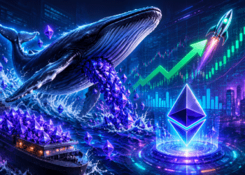 Minh họa các ví cá voi giao dịch lượng lớn ETH
