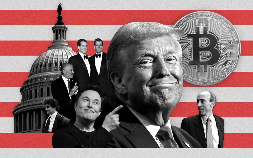 Biểu đồ Bitcoin thể hiện nhịp giảm mạnh sau khi thị trường đón nhận thông tin về thuế quan