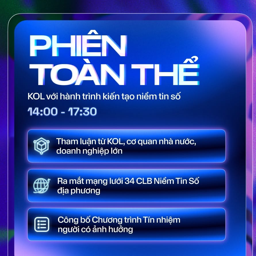 Các phiên thảo luận chuyên đề về AI và môi trường thông tin số
