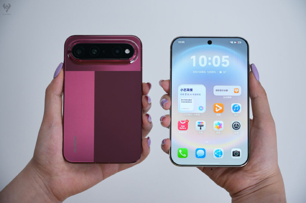Huawei Pura X View trong thiết kế thân máy nguyên khối mỏng