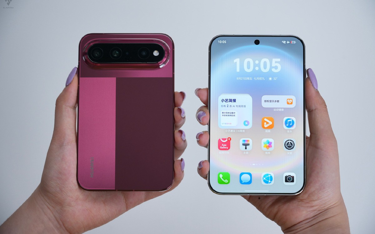 Huawei Pura X View xuất hiện với bốn màu đỏ, xám, trắng và đen