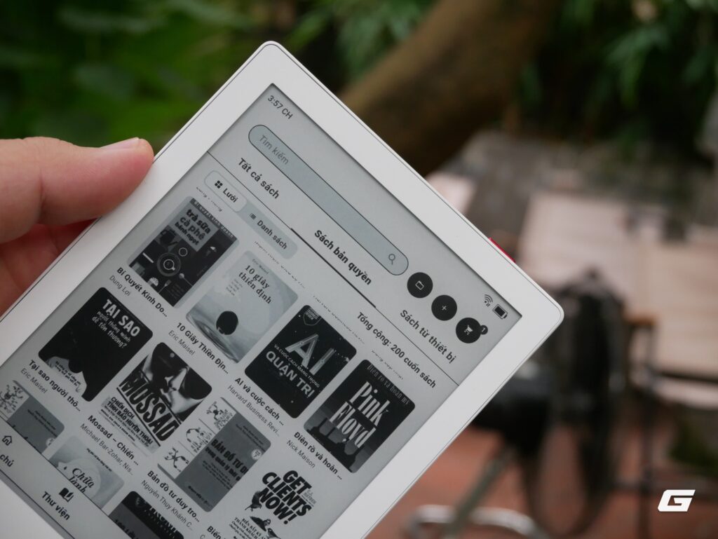 Sách EPUB được mở trong trình đọc tích hợp của ứng dụng Savi