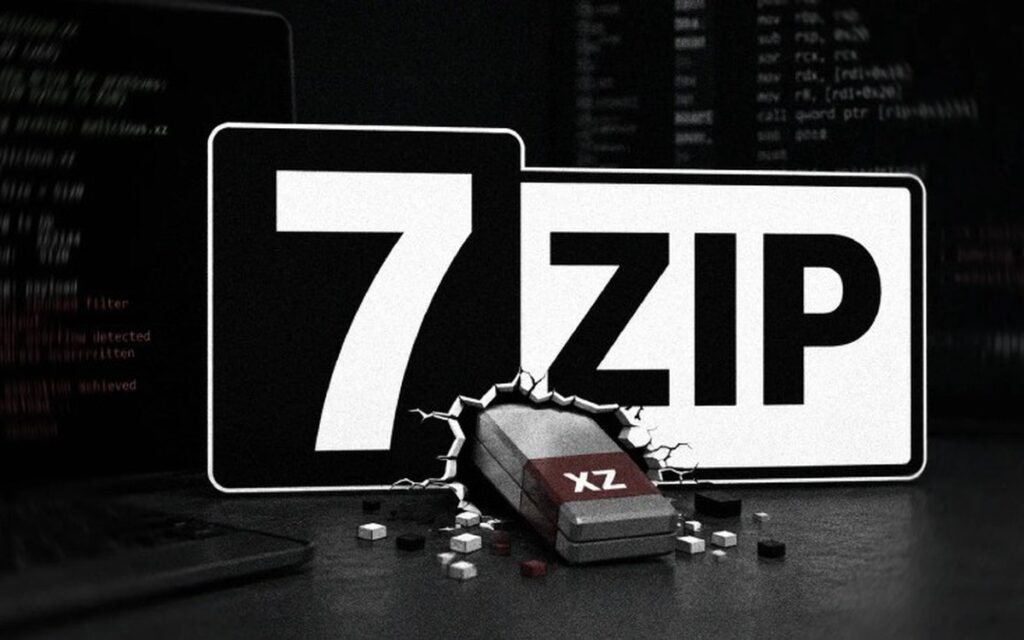 Cửa sổ 7-Zip File Manager trên máy tính Windows