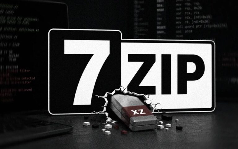 Cửa sổ 7-Zip File Manager trên máy tính Windows