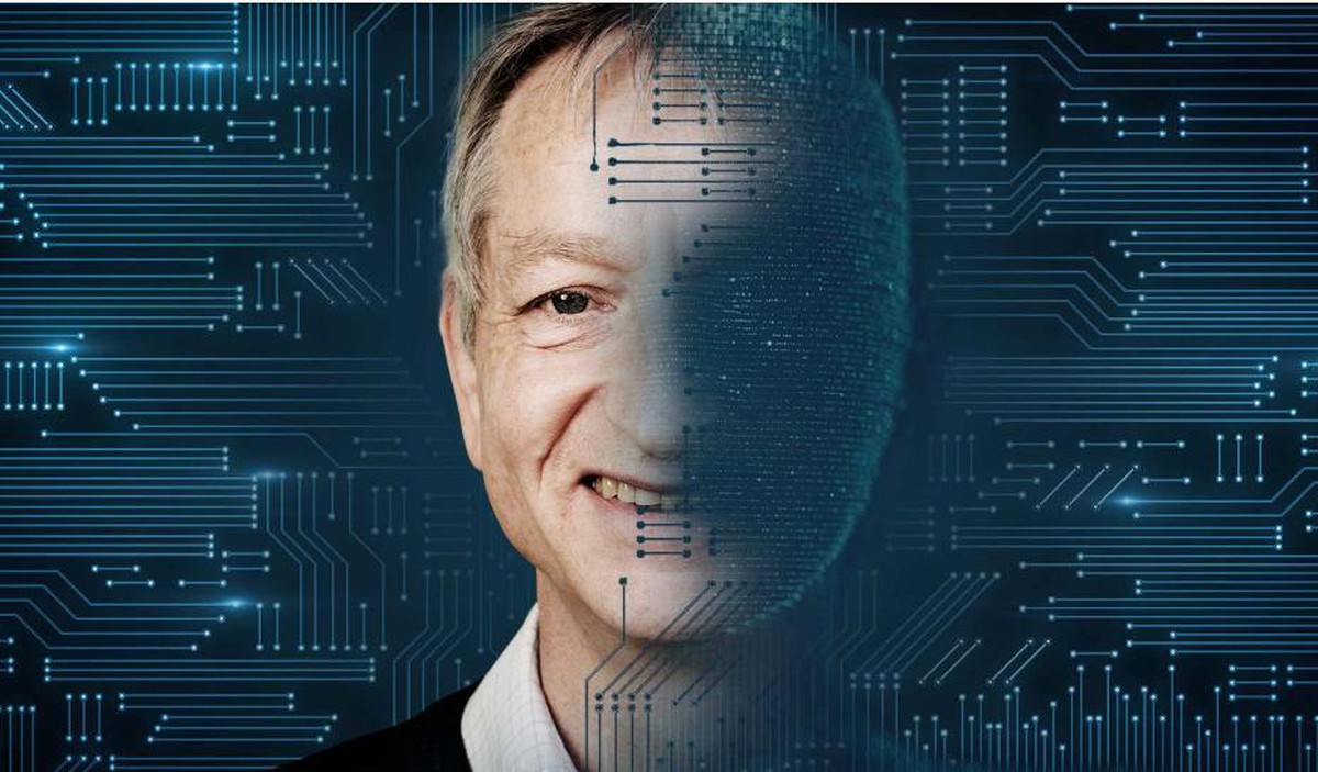Geoffrey Hinton phát biểu trong một sự kiện tại Chicago