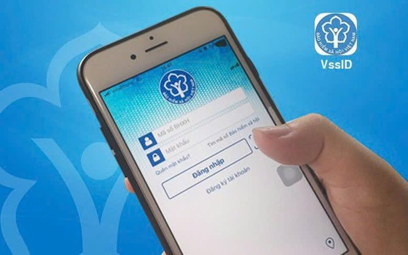 Giao diện đăng nhập tài khoản VssID trên điện thoại