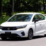 Honda City đỗ tại khu vực trưng bày của đại lý