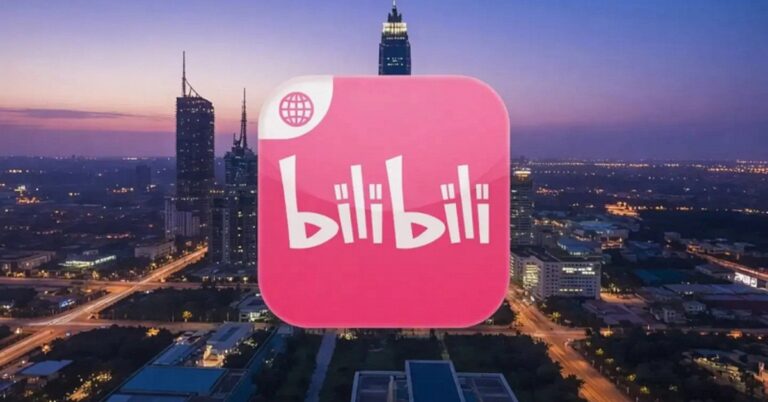 Biểu tượng Bilibili trên giao diện ứng dụng video