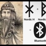 Biểu tượng Bluetooth hiển thị trên một thiết bị điện tử