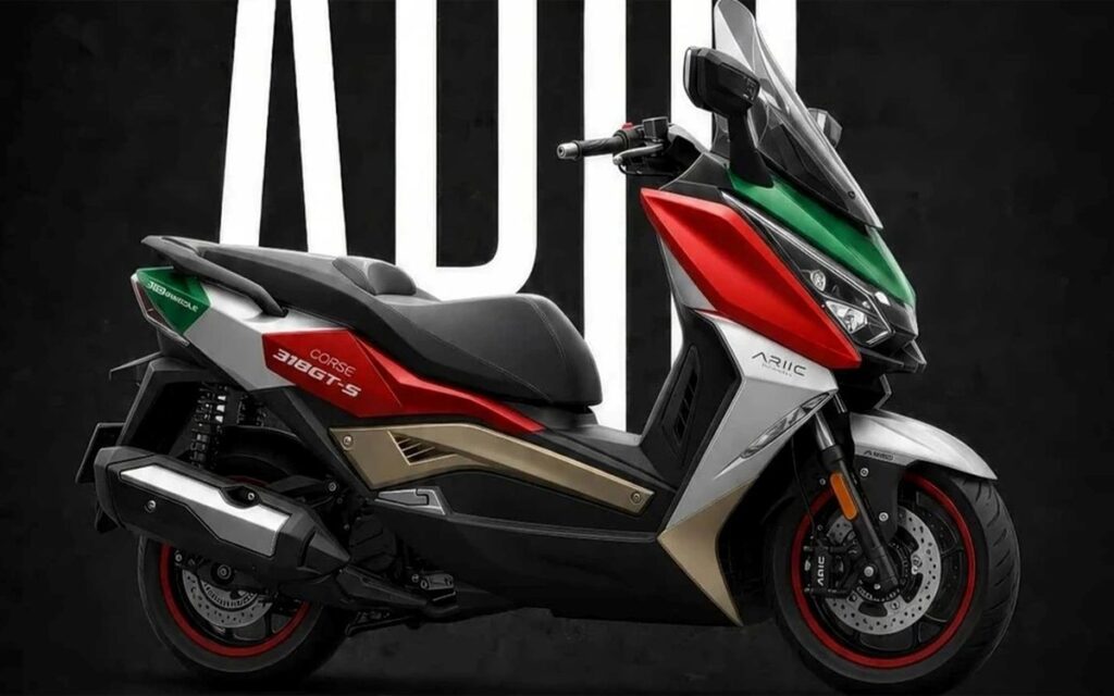 ARIIC 318GT-S trong diện mạo maxi-scooter thể thao