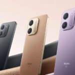 Redmi 17C 5G nhìn từ mặt trước với màn hình kích thước lớn