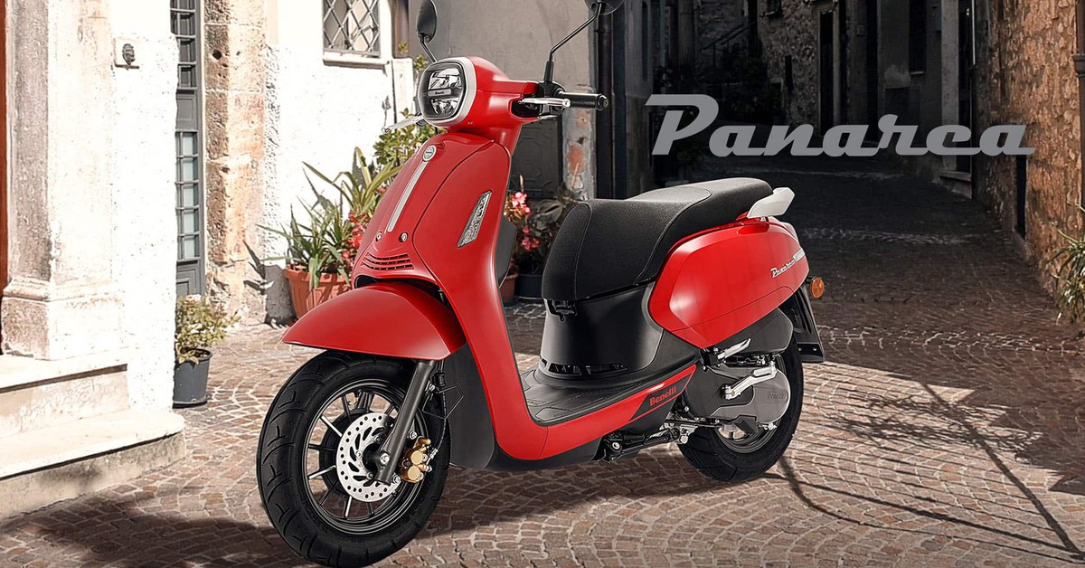 Benelli Panarea 125 phiên bản 2026 với kiểu dáng tay ga tân cổ điển