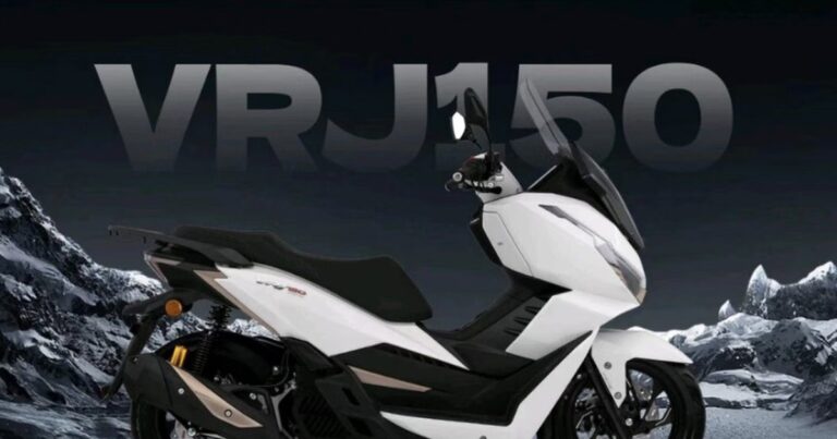 Dayang VRJ150 nhìn từ bên hông với kiểu dáng thể thao