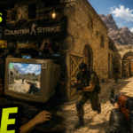 Không gian quán net với các máy tính phục vụ những trận Counter-Strike