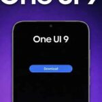 Điện thoại Samsung Galaxy hiển thị giao diện One UI trên màn hình