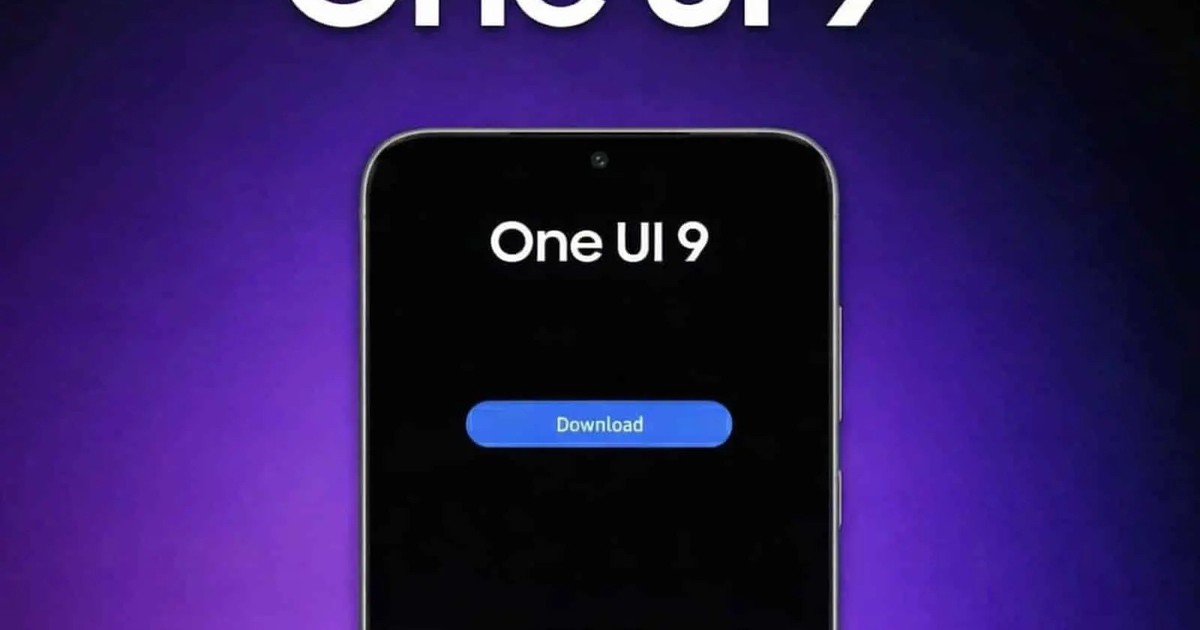 Điện thoại Samsung Galaxy hiển thị giao diện One UI trên màn hình