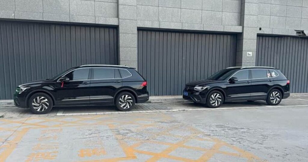 Chiếc BMW 530Li đỗ dưới khu chung cư sau thời gian sử dụng ít