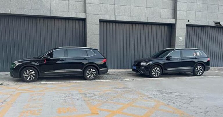 Chiếc BMW 530Li đỗ dưới khu chung cư sau thời gian sử dụng ít