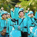 Đội ô tô điện VinFast phục vụ hoạt động di chuyển đô thị