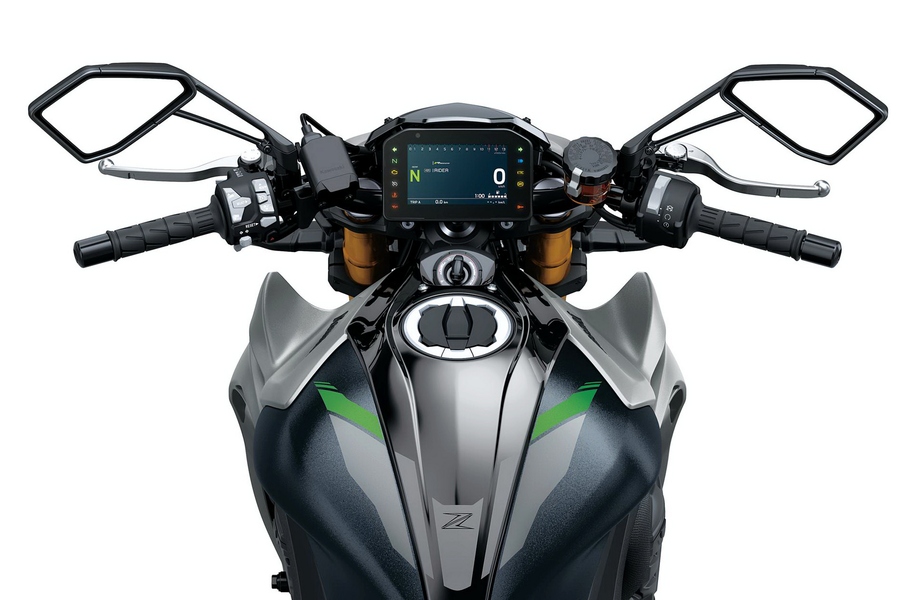 Màn hình TFT và các công nghệ hỗ trợ người lái trên Kawasaki Z1100