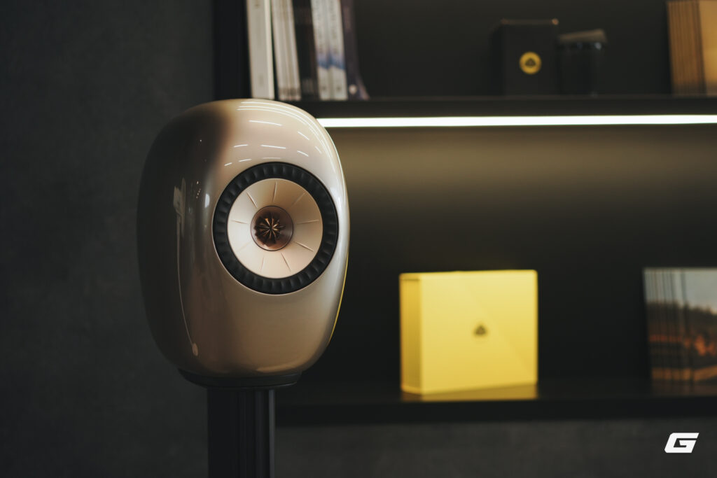Khu vực trưng bày các sản phẩm âm thanh KEF tại sự kiện