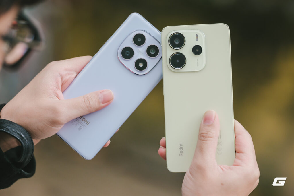 Redmi Note 17 4G đặt cạnh phiên bản Pro Max
