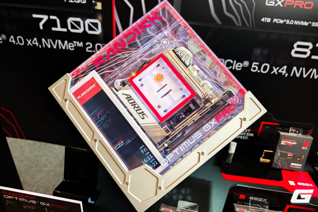 SSD SanDisk Optimus GX PRO 8100 phiên bản kèm tản nhiệt