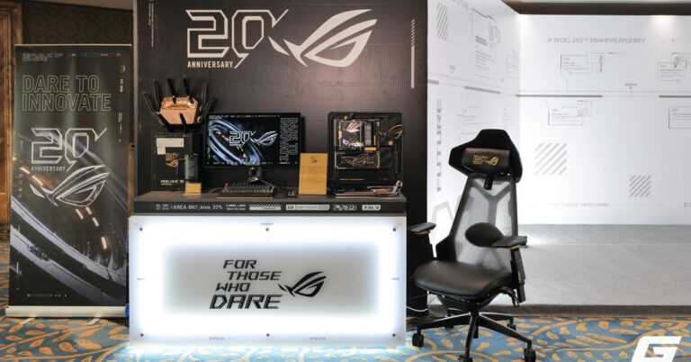 Các sản phẩm ROG Edition 20 được giới thiệu tại sự kiện kỷ niệm 20 năm