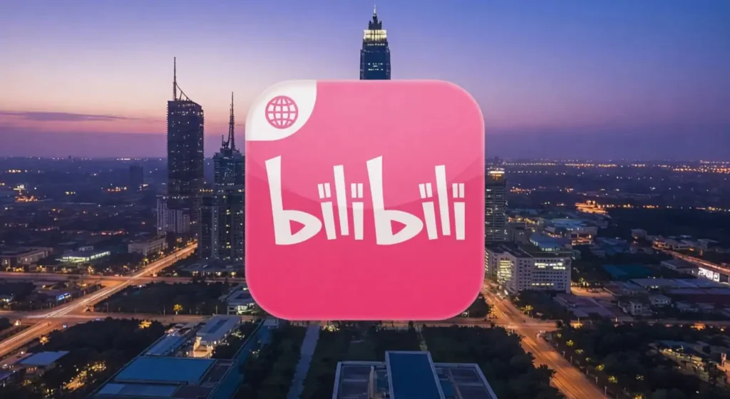 Màn hình ứng dụng Bilibili phiên bản quốc tế trên điện thoại