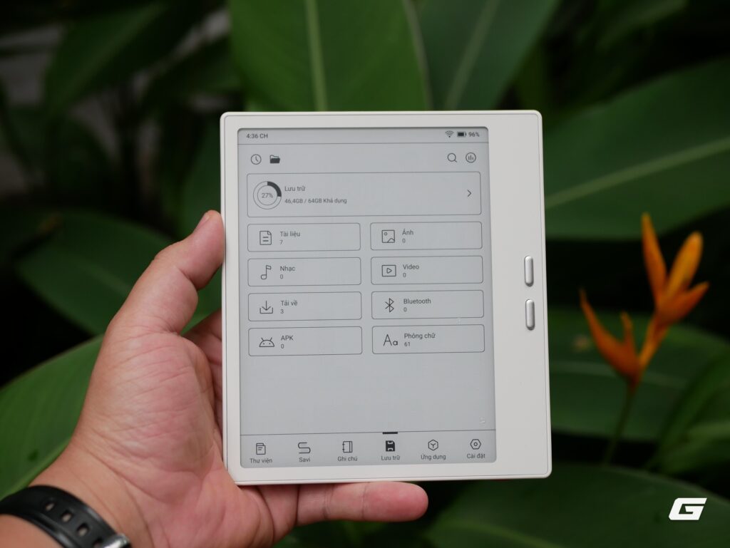 Boox Savi 7 sử dụng cùng bút cảm ứng Inksense