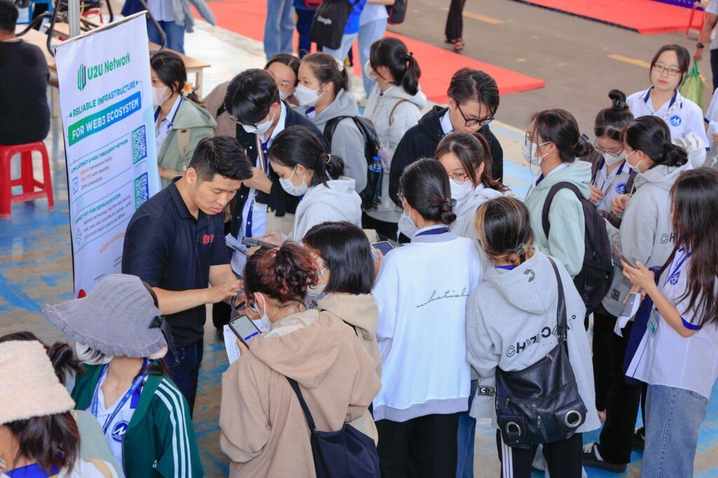 Gian hàng U2U Network tại khu vực triển lãm