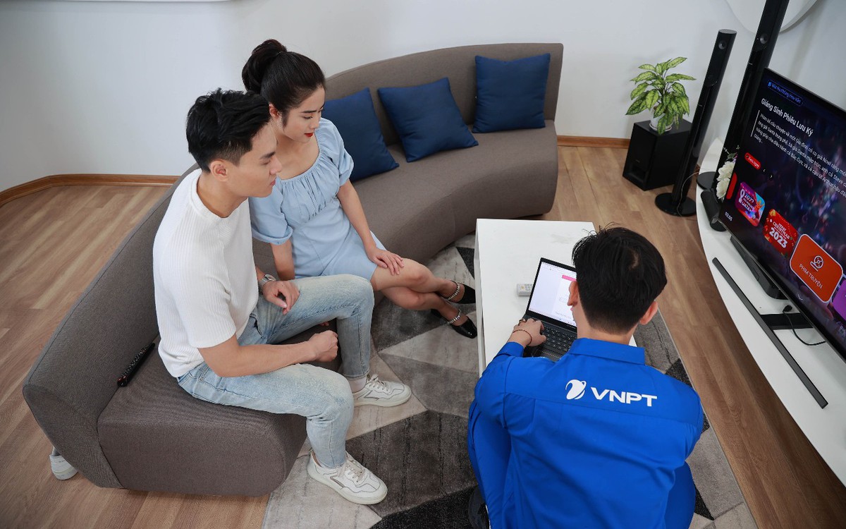 Bộ phát WiFi được đặt trong không gian sinh hoạt của một ngôi nhà hiện đại