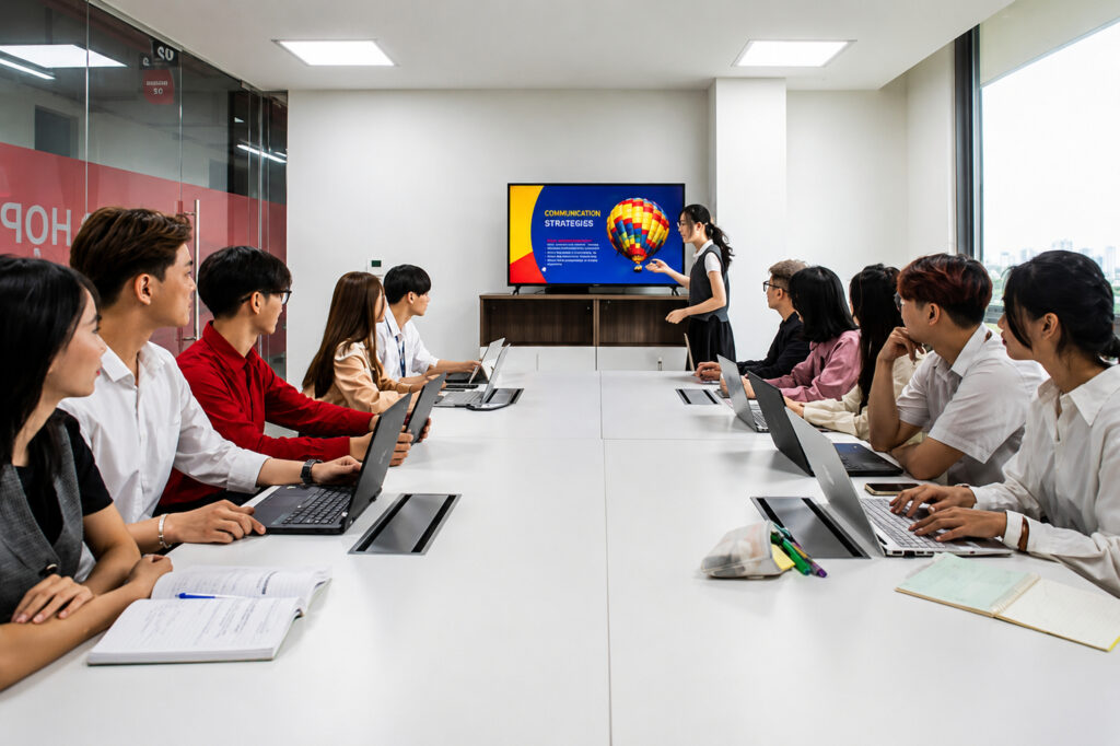 Sinh viên tham quan thực tế tại khu vực vận hành chuỗi cung ứng