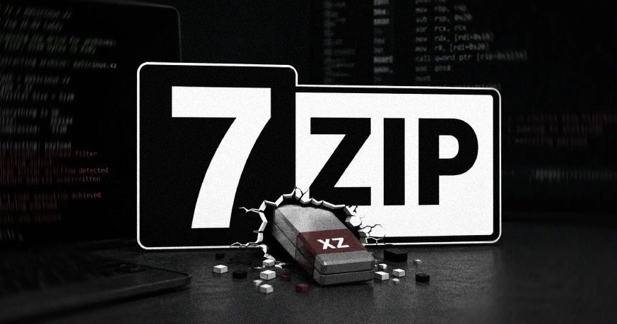 Tệp nén XZ được hiển thị trong giao diện 7-Zip
