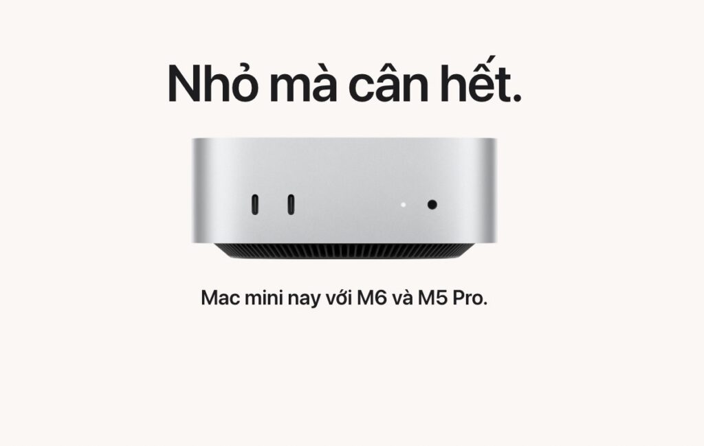 Sơ đồ các thành phần xử lý AI trong chip Apple M6