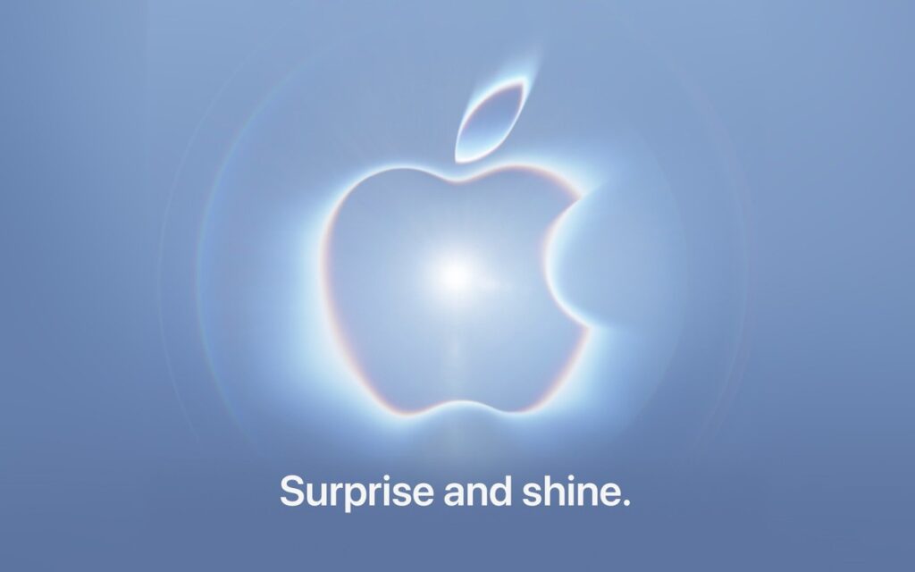Thư mời sự kiện Surprise and Shine của Apple diễn ra ngày 9/9