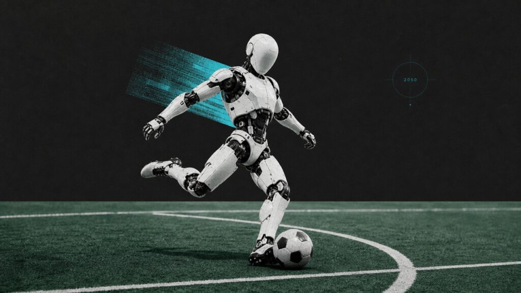 Mẫu robot hình người hai chân được sử dụng trong nghiên cứu bóng đá robot