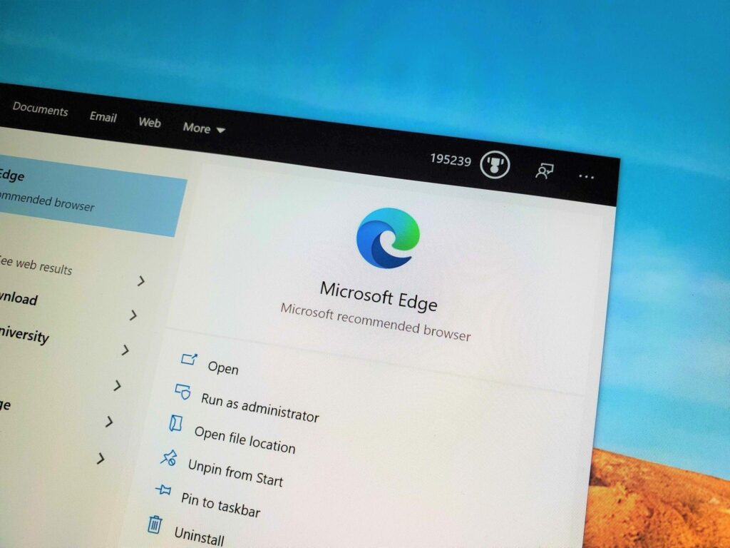 Các tùy chọn chặn theo dõi và quảng cáo trong Microsoft Edge