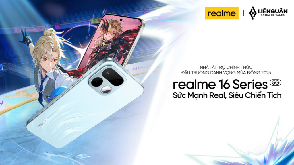 Đại diện realme và Team Flash trong hoạt động đồng hành Esports