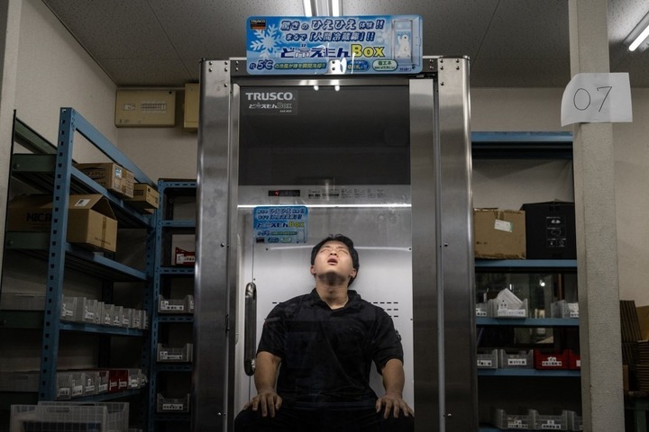 Do Hiemon Box được bố trí tại khu vực làm việc ngoài trời