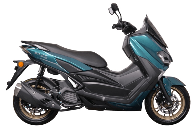 Khu vực bình xăng trên Modenas Elit 150S 2026