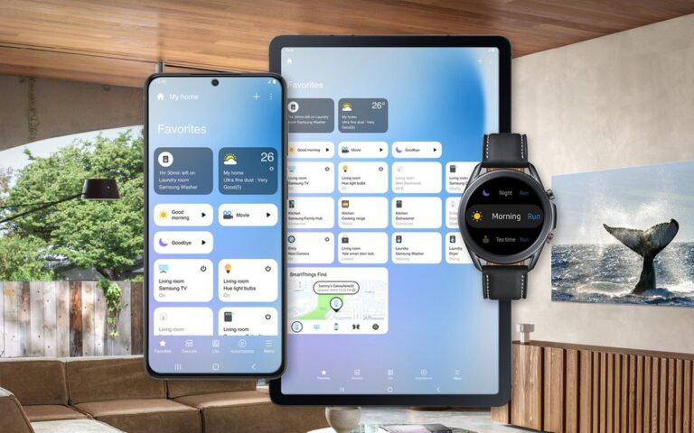Các thiết bị Samsung Galaxy được giới thiệu trong cùng một hệ sinh thái