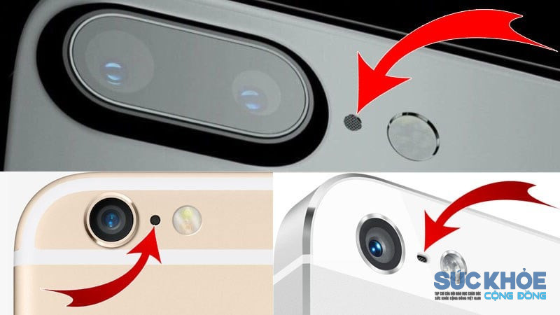Người dùng cầm iPhone quay video trong một không gian có nhiều âm thanh xung quanh