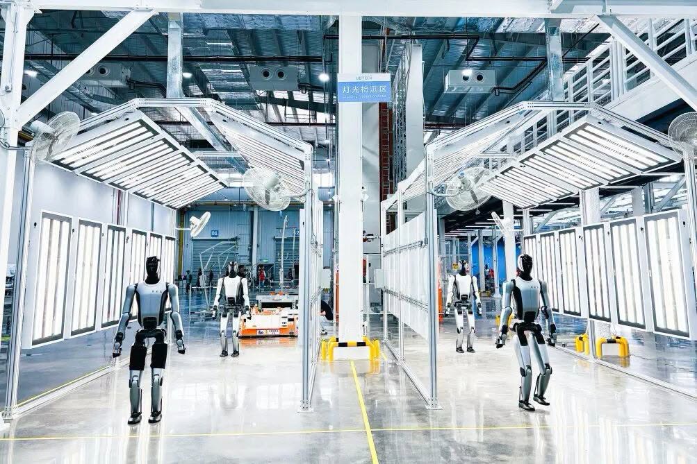 Không gian sản xuất robot hình người tại cơ sở mới của UBTECH