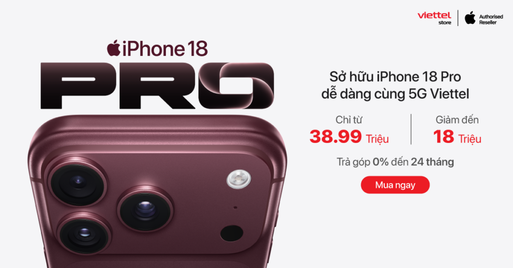 Không gian Viettel Store đón khách mua iPhone 18 Pro series