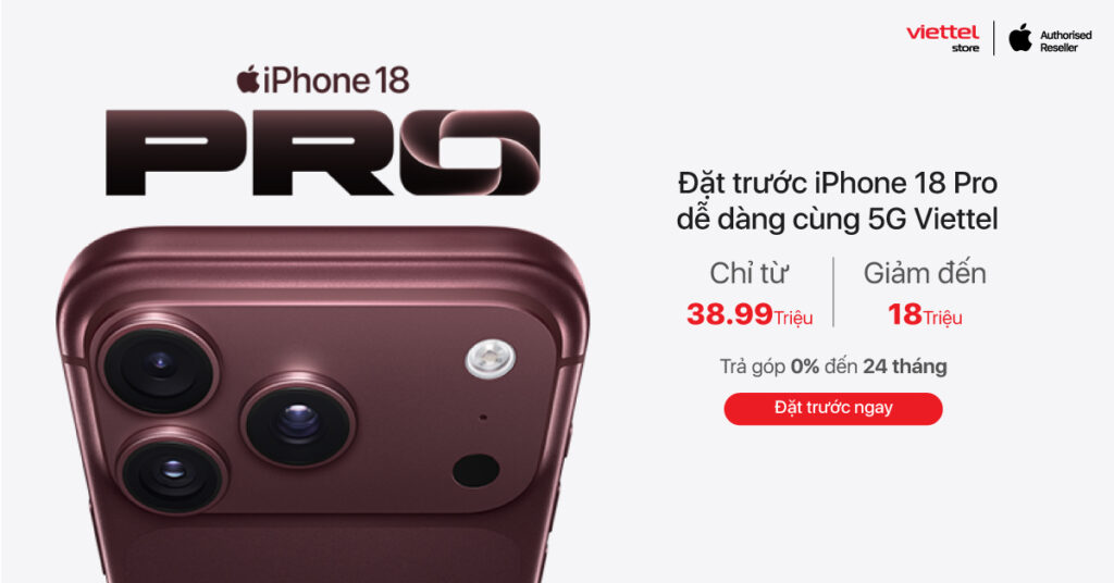 iPhone 18 Pro và iPhone 18 Pro Max được trưng bày trong cửa hàng