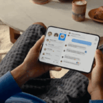 iPhone Duo mở ra với màn hình lớn và thân máy mỏng