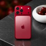 Hình minh họa mặt trước iPhone với Dynamic Island ở cạnh trên màn hình
