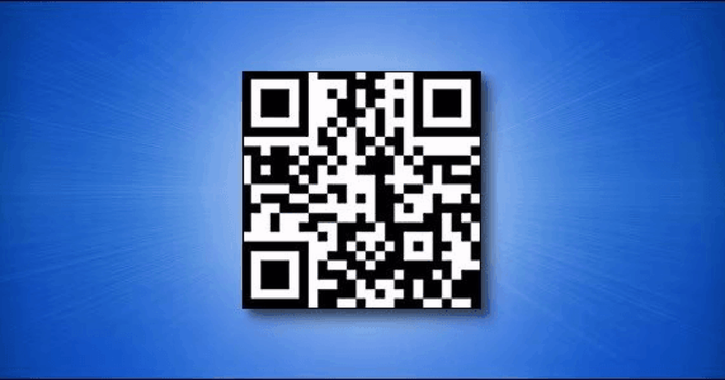 Mã QR đen trắng hiển thị với ba ô vuông lớn ở các góc