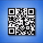 Mã QR đen trắng hiển thị với ba ô vuông lớn ở các góc